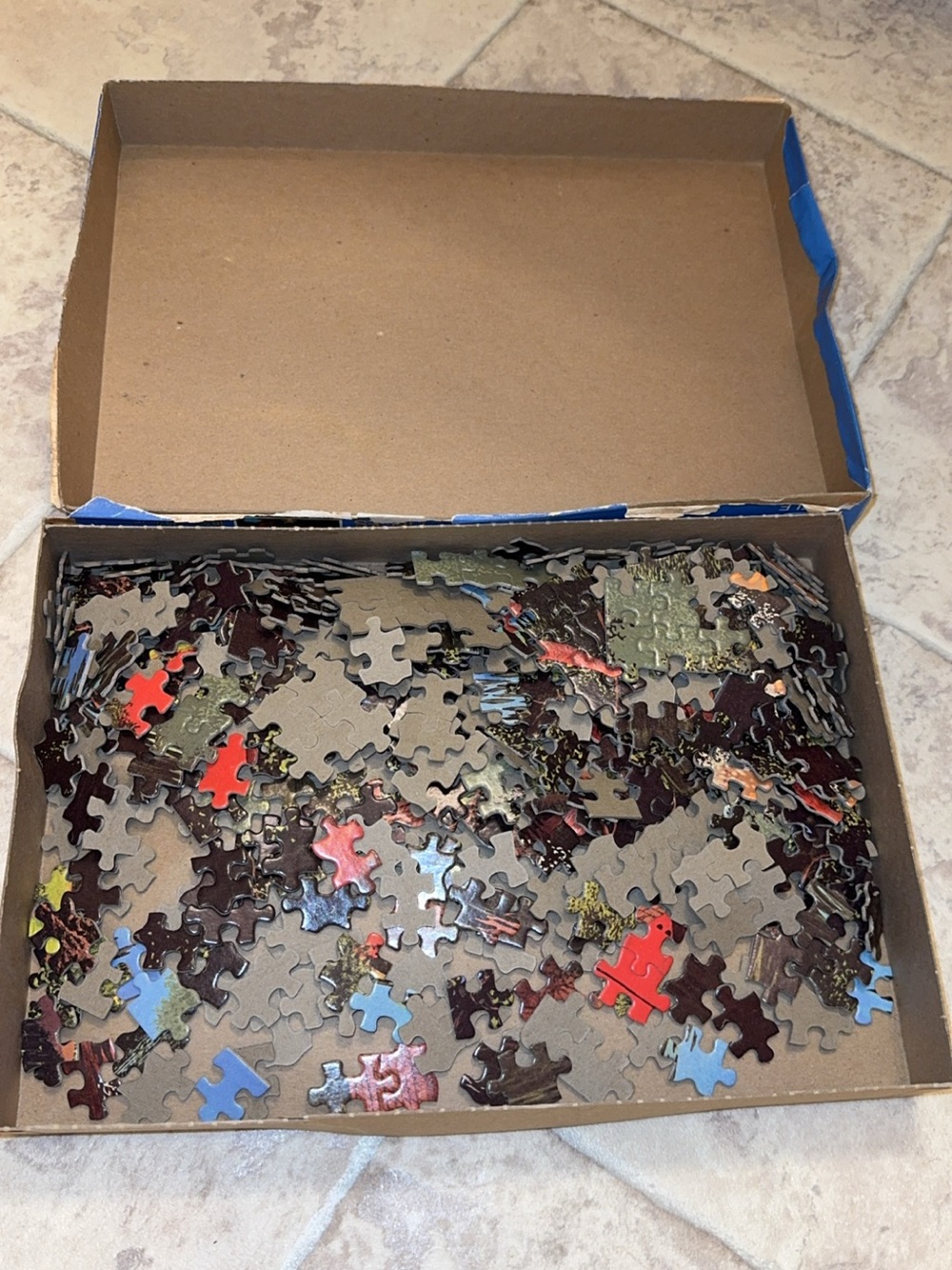 VTG Vintage 1975 Milton Bradley Jigsaw Puzzle “Good Old Days – Watch Out” - Picture 2 of 2